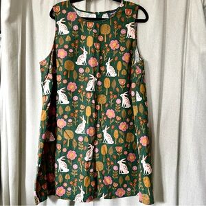 ModCloth X Princess Highway Shift Dress with Bunny Print